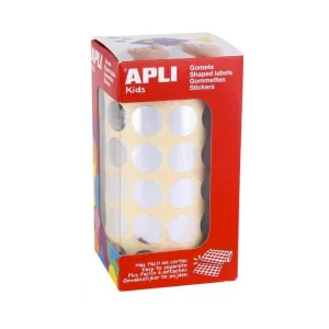 Rollo Gomets Metal Apli Circulo Plata Ø15Mm 11630