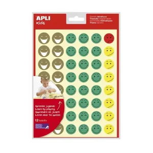 Paquete 576 Gomets Removible Apli Mr Smiley 11680