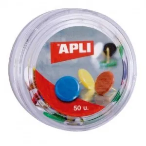 Chinchetas Apli Colores Surtidos Ø 10 mm 50 Unidades