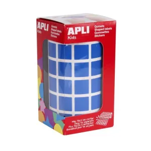 Rollo Gomets Apli Cuadrado Azul 15Mm 12476