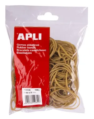 Gomas Elasticas Apli 100Gr Ø80X2Mm 12855