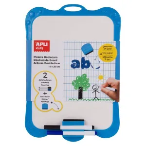 Pizarra Blanca Rígida con Borrador y Rotuladores