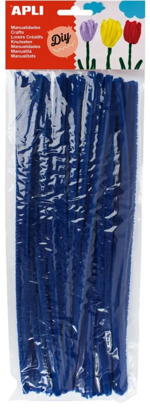 Pack 50 Chenillas Apli Azul 13273