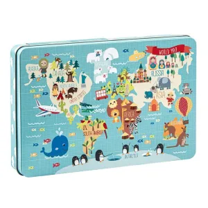 Puzzle Apli 24 Piezas World Map 14550