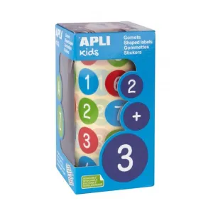 Rollo 900 Gomets Apli Redon Ø 20Mm Numeros 15127