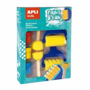 Set de Rodillos, Sellos y Témperas Apli 15135