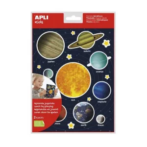 Paquete 20 Gomets Apli Sistema Solar 15173
