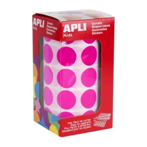 Rollo Gomets Apli Circulo Fucsia Ø 20Mm 16721