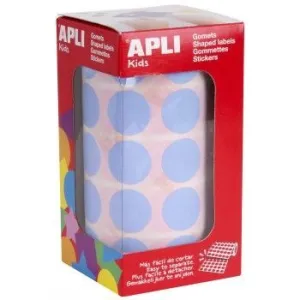 Rollo Gomets Apli Circulo Azul Claro Ø 20Mm 16723