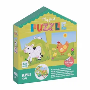 Puzzle Apli 5 Piezas My First Puzzle + Gomets 17656