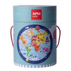 Puzzle Apli 48 Piezas World Map 18201