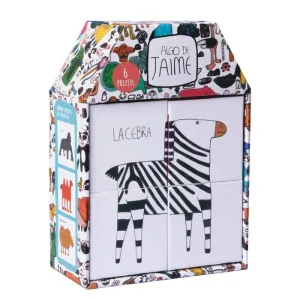 Puzzle de 4 Cubos Apli 18314 Algo de Jaime 6 Animales