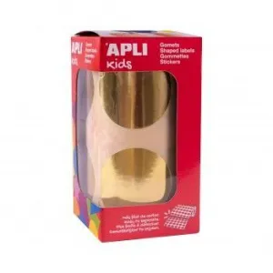 Rollo Gomets Apli Circulo Oro Ø45Mm 18483