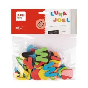 Pack 52 Letras Goma Eva Imantadas Apli 19370