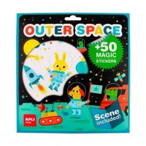 Juego de Pegatinas con Escenario el Espacio Apli 19376