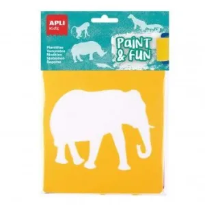 Plantillas Animales de la Selva 6 Unidades Apli 19409