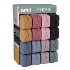 Portatodo Silicona Apli Up North 1 Compartimento Colores Surtidos 19498