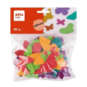 Pack 100 Mariposas Goma Eva Apli 19589