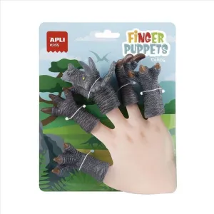 MARIONETAS PARA DEDO FINGER PUPPETS TRICERATOPS 19669
