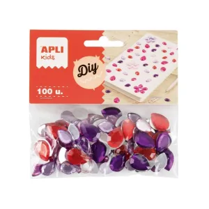 Pack 100 Diamantes Apli en Forma de Gotas 20602
