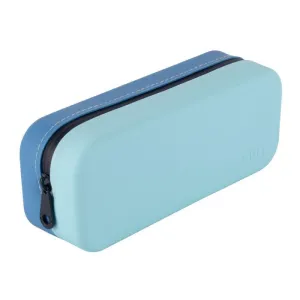 Portatodo Silicona Apli Bright 1 Compartimento Azul y Azul Claro 20662