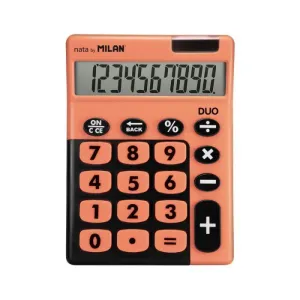 CALCULADORA SOBREMESA MILAN 150610TDOBL DUO 10 DIGITOS GRANDES NARAN