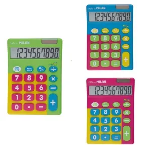CALCULADORA SOBREMESA MILAN 150610TM TOUCH MIX 10 DIGITOS COLORES SURTIDOS