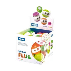 Afilador Doble con Deposito Milan Sphere Fluo 20156824Fl