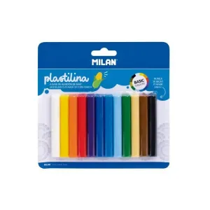 Pack 12 Plastilina Milan 140Gr Colores Surtidos 914712