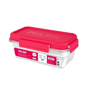Tupper Milan Rectangular 1200Ml Rosa Nata 624 6425120Ntr