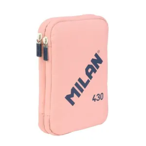 Plumier Milan 430 2 Compartimentos Rosa 081276Sncp