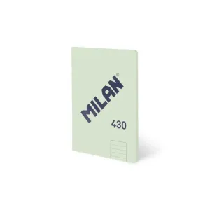 Libreta Milan 430 Encolada Tapa Blanda A5 48 Hojas 1 Raya 95Grs Verde 57252G48Gr