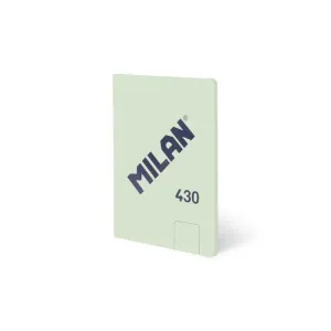 Libreta Milan 430 Encolada Tapa Blanda A5 48 Hojas Liso 95Grs Verde 57251G48Gr