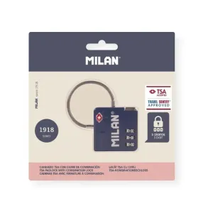 Candado Milan Azul Cierre de Combinacion