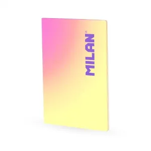 Libreta Milan Sunset Encolada Tapa Blanda A4 48 Hojas Cuadricula 5Mm 95Grs Amarillo 57243L48Sny