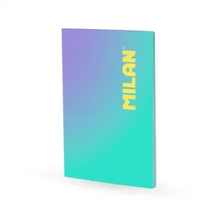Libreta Milan Sunset Encolada Tapa Blanda A4 48 Hojas 1 Raya 95Grs Turquesa 57242L48Sngr