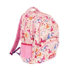 Mochila Milan Flowicorn 3 Compartimentos Adapable Reforzada 624604Flc