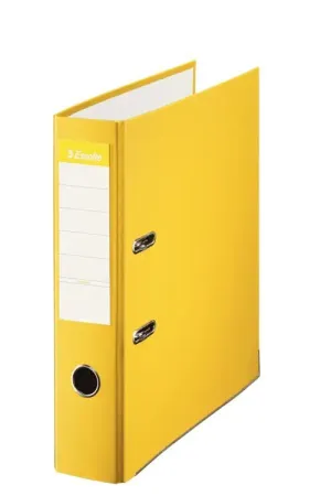 Archivador Palanca Esselte Folio Lomo Ancho 75Mm Amarillo 42324