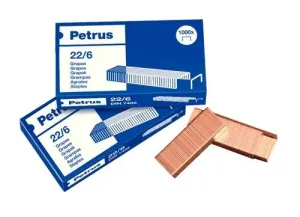 Caja 1000 Grapas Petrus 22/6