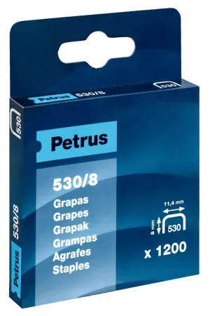 Caja 1200 Grapas Petrus 530/8