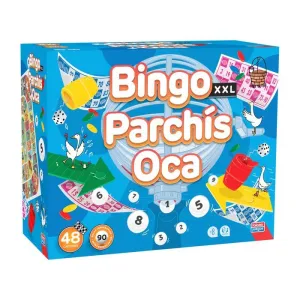 Bingo Automatico Xxl Premium con Parchis y Oca