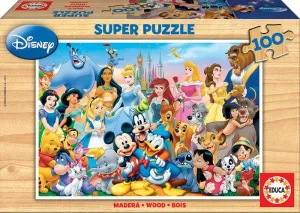 Puzzle Educa Borras 100 Piezas el Maravilloso Mundo de Disney 12002