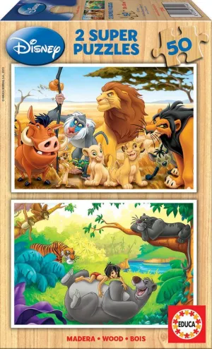 Pack 2 Puzzles Educa Borras 100 Piezas Animal Friends 13144