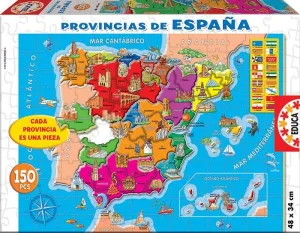 Puzzle Educa Borras 150 Piezas Provincias España 14870