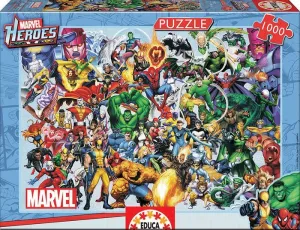 Puzzle Educa Borras 1000 Piezas los Heroes de Marvel 15193