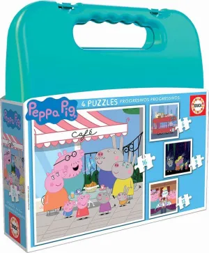 Pack 4 Puzzles Educa Borras 43 Piezas Peppa Pig 18112