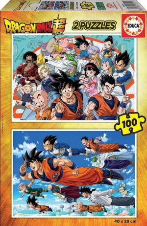 Pack 2 Puzzles Educa Borras 200 Piezas Dragon Ball Super 18214