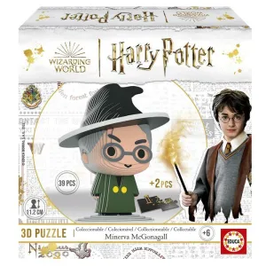 Puzzle Educa Borras 3D 39 Piezas Harry Potter Minerva Mcgonagall 19503
