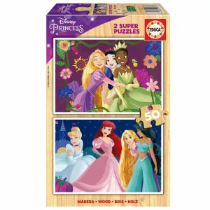 Pack 2 Puzzles Educa Borras 100 Piezas Princesas 19672