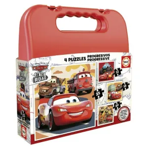 Pack 4 Puzzles Educa Borras 73 Piezas Cars 19677